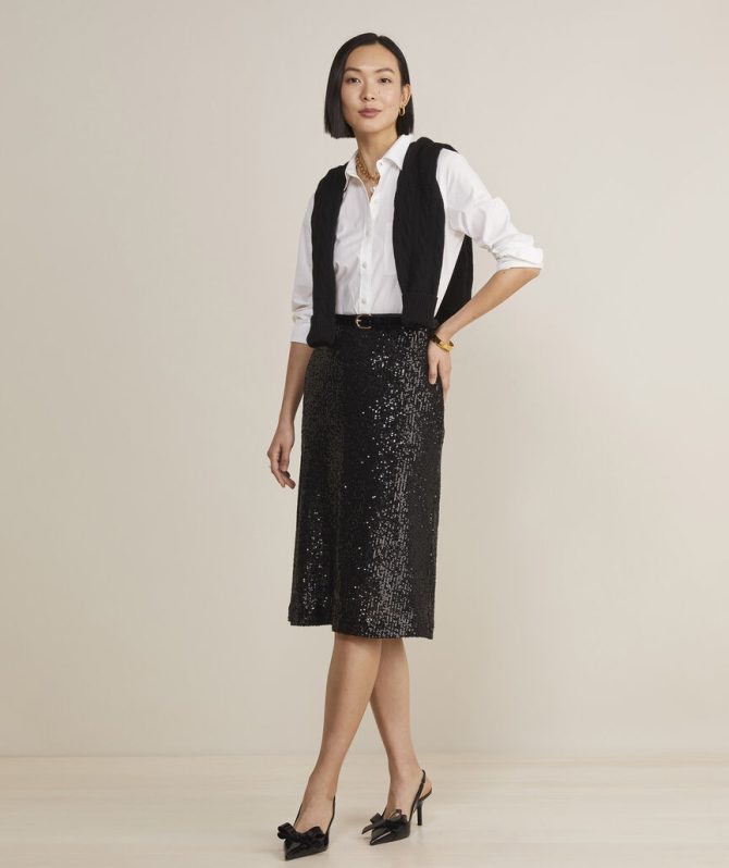 Sequin Midi SkirtSequin Midi Skirt