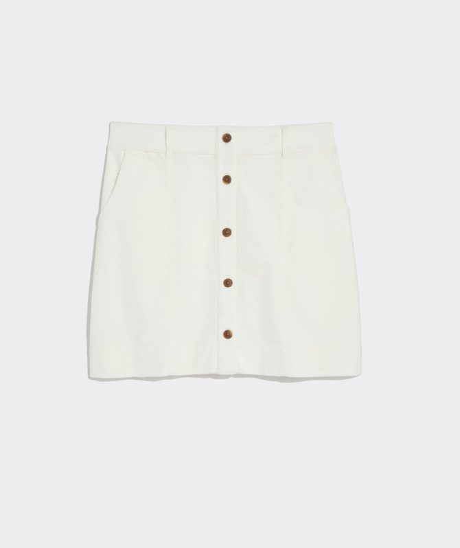 Corduroy Button-Front SkirtCorduroy Button-Front Skirt - Image 2