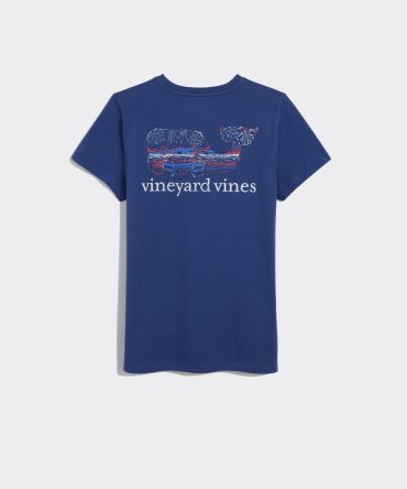 Beach Fireworks Whale Short-Sleeve Pocket TeeBeach Fireworks Whale Short-Sleeve Pocket Tee