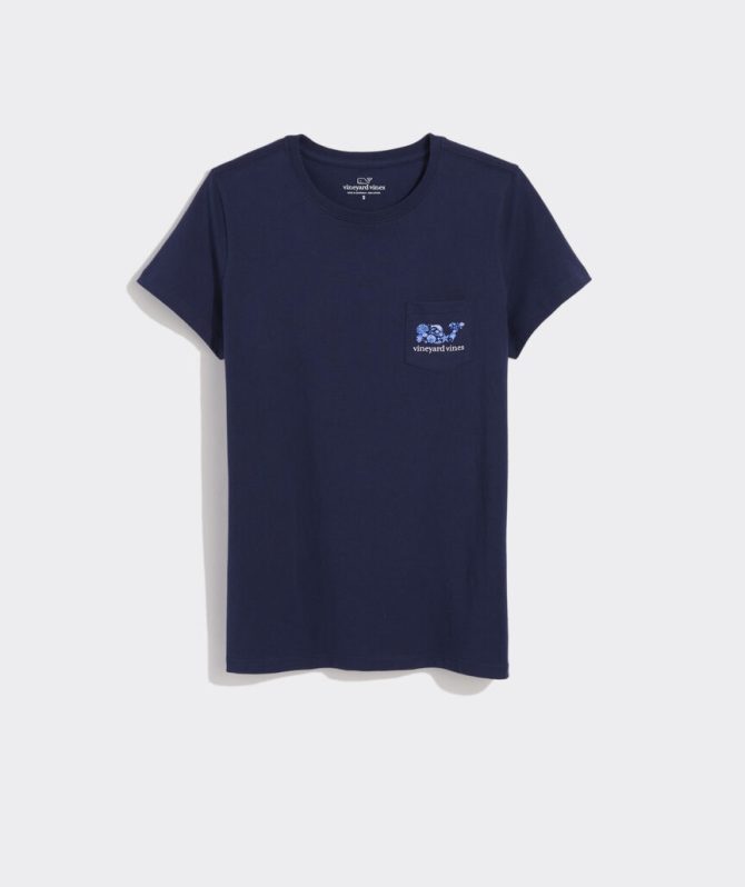 Camila Print Whale Fill Short-Sleeve Pocket TeeCamila Print Whale Fill Short-Sleeve Pocket Tee - Image 2