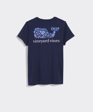 Camila Print Whale Fill Short-Sleeve Pocket TeeCamila Print Whale Fill Short-Sleeve Pocket Tee