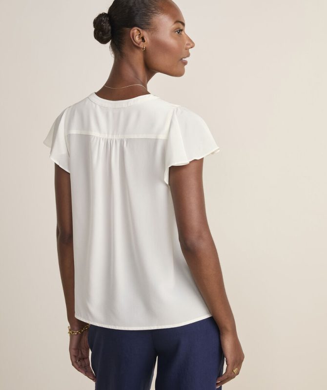 Flutter Sleeve BlouseFlutter Sleeve Blouse - Image 5