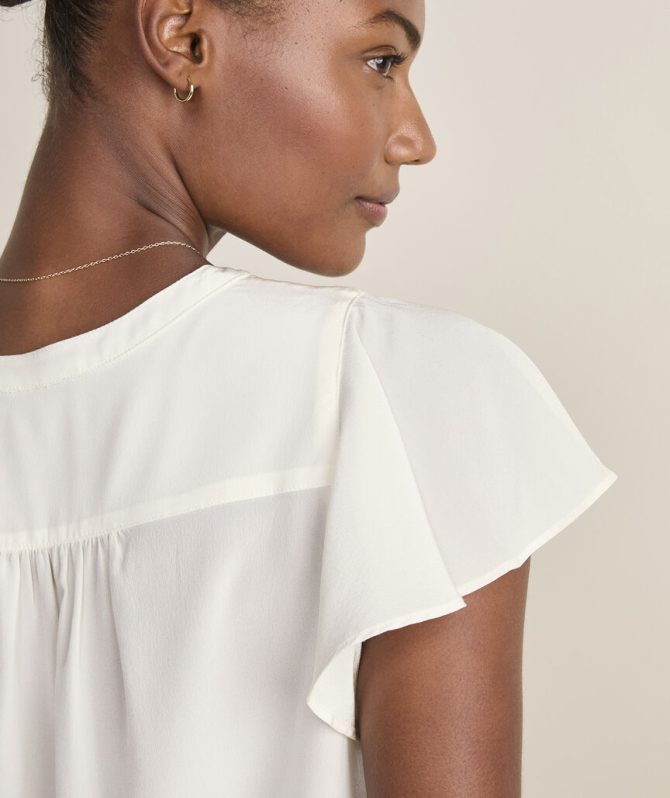 Flutter Sleeve BlouseFlutter Sleeve Blouse - Image 4