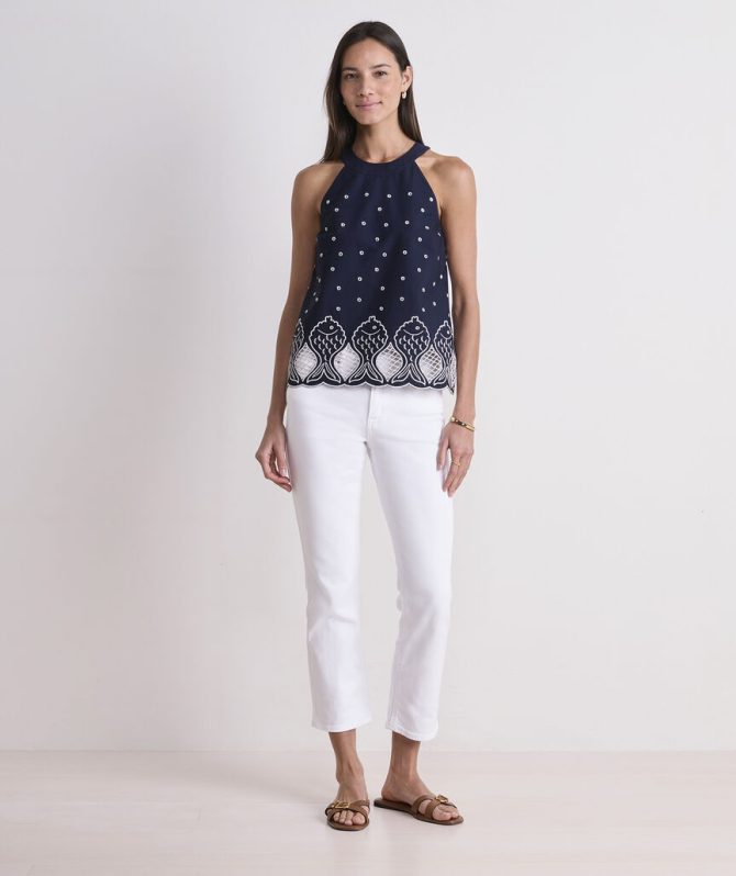 Carly Eyelet TopCarly Eyelet Top - Image 3