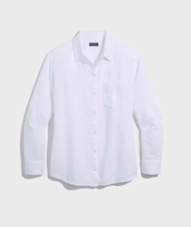 Double Gauze Button-DownDouble Gauze Button-Down - Image 2