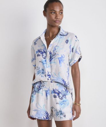 Linen Short-Sleeve Button-DownLinen Short-Sleeve Button-Down