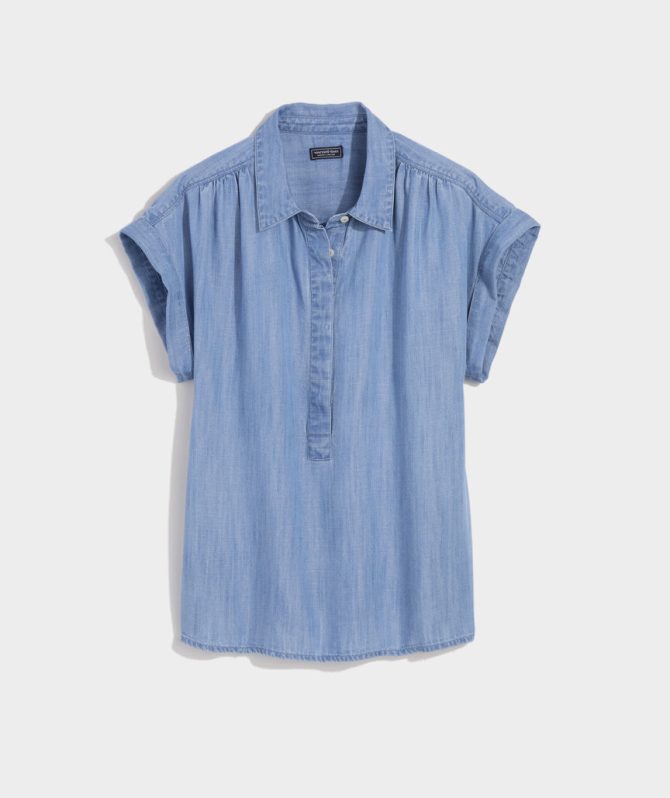 Margo Chambray TopMargo Chambray Top - Image 3