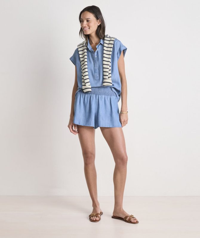 Margo Chambray TopMargo Chambray Top - Image 4