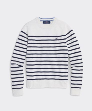 Boys' Heritage Stripe Cotton CrewneckBoys' Heritage Stripe Cotton Crewneck