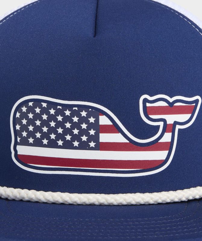 Boys' Flag Whale Foam Trucker HatBoys' Flag Whale Foam Trucker Hat - Image 2