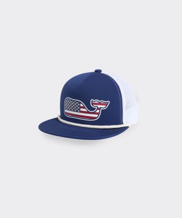 Boys' Flag Whale Foam Trucker HatBoys' Flag Whale Foam Trucker Hat