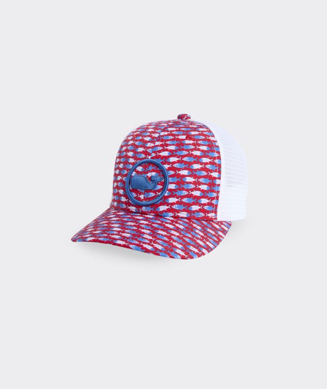 Boys' Fish Chappy Whale Dot Trucker HatBoys' Fish Chappy Whale Dot Trucker Hat