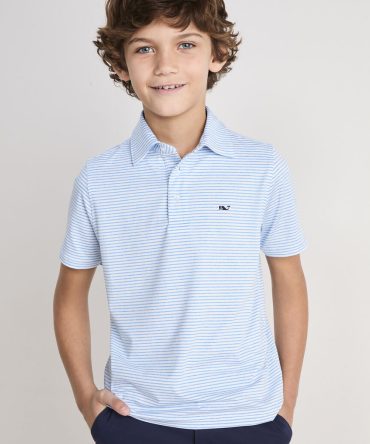 Boys' Bradley Stripe Sankaty Performance PoloBoys' Bradley Stripe Sankaty Performance Polo