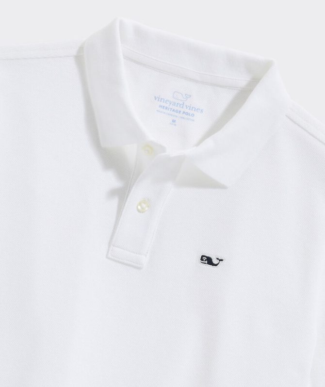 Boys' Heritage Pique PoloBoys' Heritage Pique Polo - Image 2