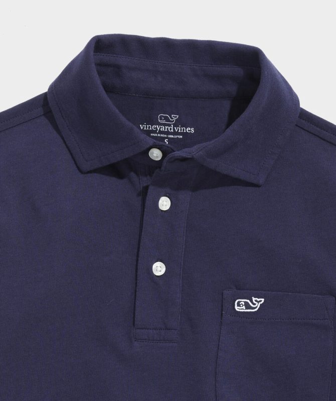 Boys' Long-Sleeve Surf PoloBoys' Long-Sleeve Surf Polo - Image 2