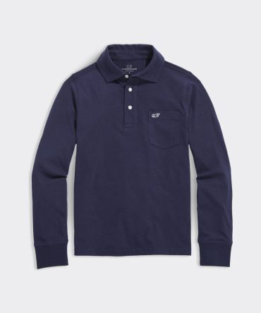Boys' Long-Sleeve Surf PoloBoys' Long-Sleeve Surf Polo
