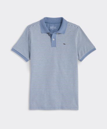 Boys' Striped Edgartown Pique PoloBoys' Striped Edgartown Pique Polo