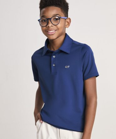 Boys' Solid Sankaty PoloBoys' Solid Sankaty Polo