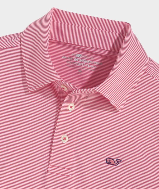 Boys Anegada Stripe Sankaty Performance PoloBoys Anegada Stripe Sankaty Performance Polo - Image 3