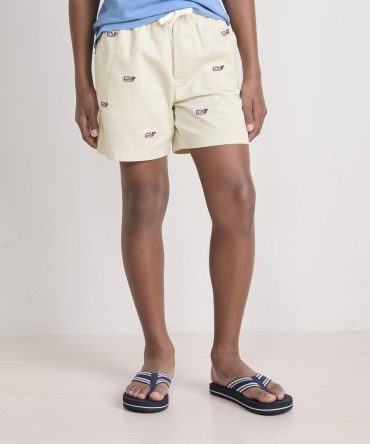 Boys' Americana Embroidered Pull-On Chino ShortsBoys' Americana Embroidered Pull-On Chino Shorts