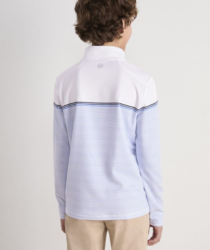 Boys' Striped Sankaty Quarter-ZipBoys' Striped Sankaty Quarter-Zip - Image 7