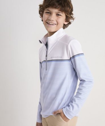 Boys' Striped Sankaty Quarter-ZipBoys' Striped Sankaty Quarter-Zip
