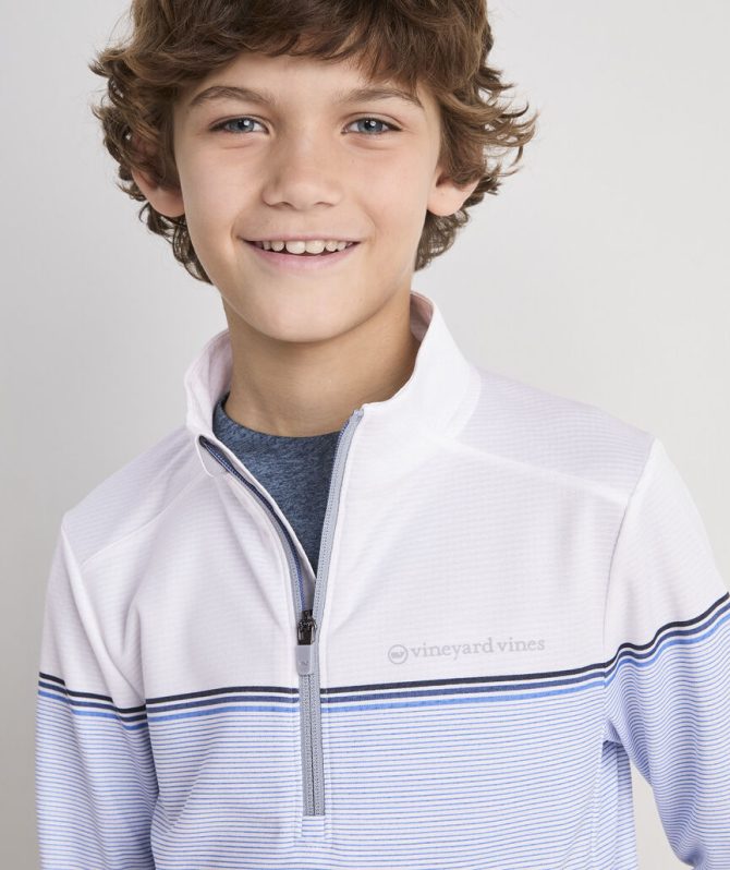 Boys' Striped Sankaty Quarter-ZipBoys' Striped Sankaty Quarter-Zip - Image 4