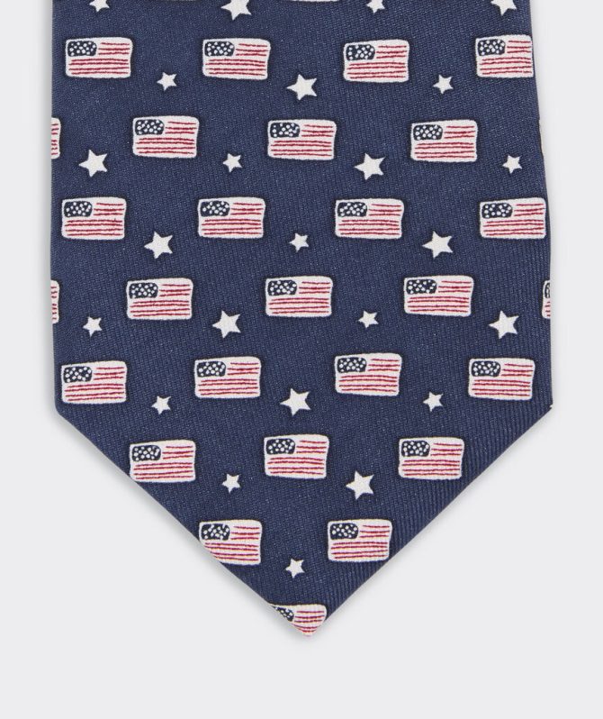 Boys' Flags & Stars Printed TieBoys' Flags & Stars Printed Tie