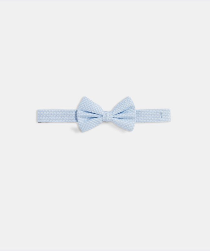 Boys' Micro Whales Silk Bow TieBoys' Micro Whales Silk Bow Tie - Image 2