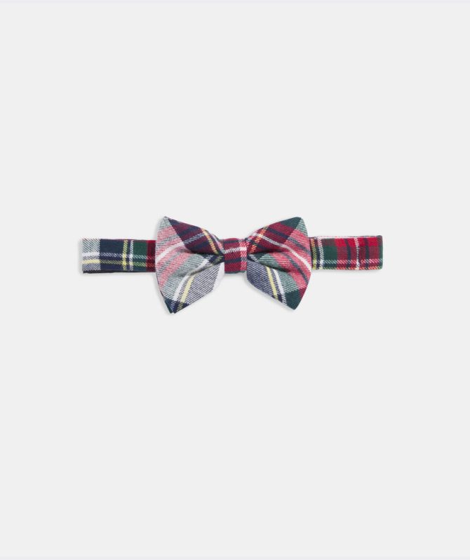 Boys' Tartan Flannel Bow TieBoys' Tartan Flannel Bow Tie - Image 2