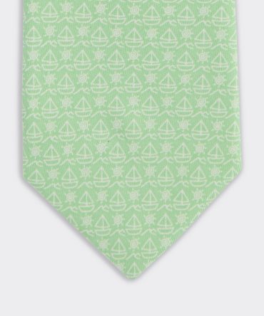 Boys' Sailboat Silk TieBoys' Sailboat Silk Tie