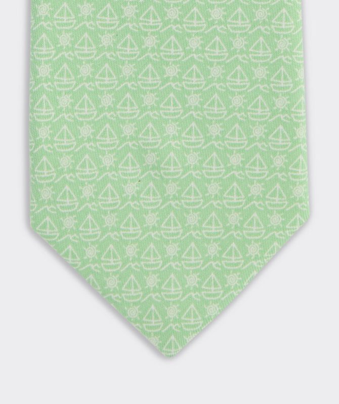 Boys' Sailboat Silk TieBoys' Sailboat Silk Tie