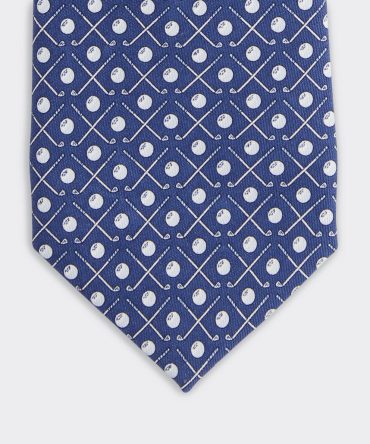 Boys' Golf Clubs Silk TieBoys' Golf Clubs Silk Tie