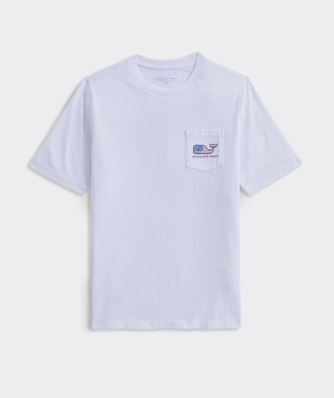 Boys' Flag Whale Short-Sleeve Pocket TeeBoys' Flag Whale Short-Sleeve Pocket Tee - Image 3