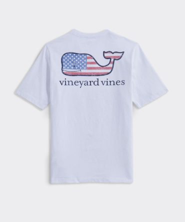 Boys' Flag Whale Short-Sleeve Pocket TeeBoys' Flag Whale Short-Sleeve Pocket Tee