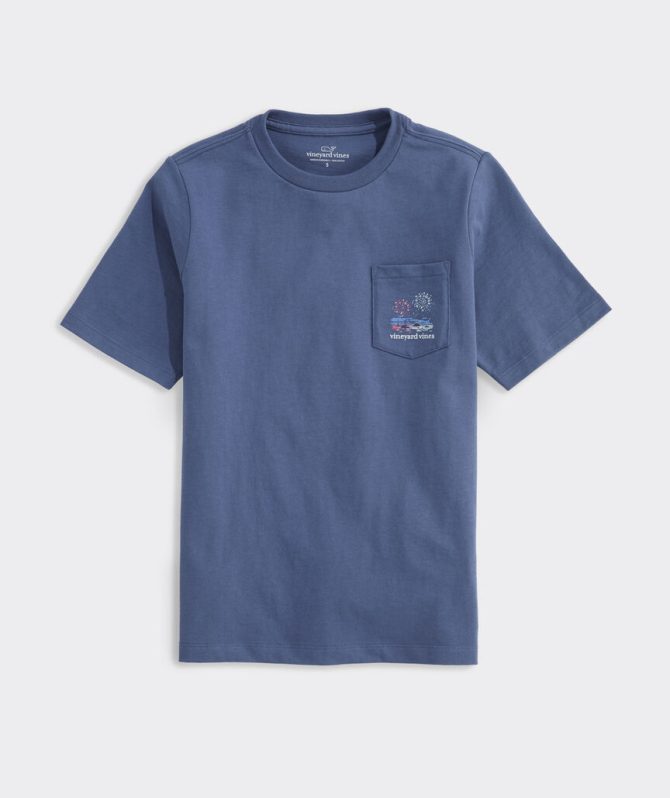 Boys' Glow-In-The-Dark Beach Fireworks Whale Short-Sleeve Pocket TeeBoys' Glow-In-The-Dark Beach Fireworks Whale Short-Sleeve Pocket Tee - Image 4