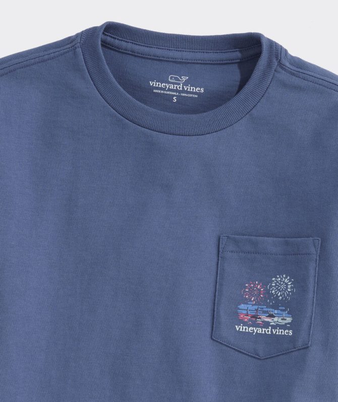 Boys' Glow-In-The-Dark Beach Fireworks Whale Short-Sleeve Pocket TeeBoys' Glow-In-The-Dark Beach Fireworks Whale Short-Sleeve Pocket Tee - Image 6