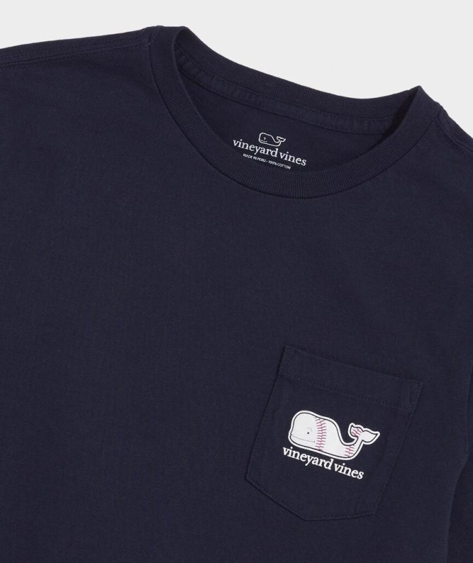 Boys' Baseball Whale Short-Sleeve Pocket TeeBoys' Baseball Whale Short-Sleeve Pocket Tee - Image 3