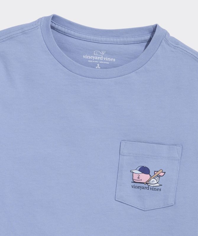 Boys' Baseball Player Whale Short-Sleeve Pocket TeeBoys' Baseball Player Whale Short-Sleeve Pocket Tee - Image 4
