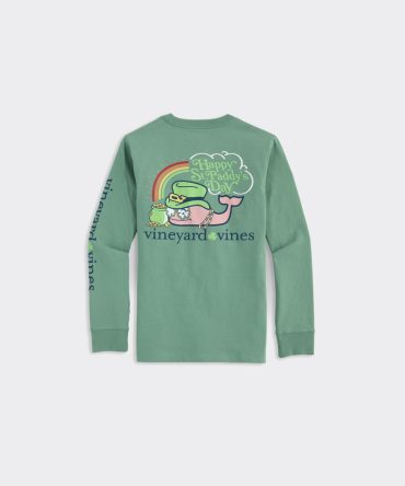 Boys' St. Paddy's Day Whale Long-Sleeve Pocket TeeBoys' St. Paddy's Day Whale Long-Sleeve Pocket Tee