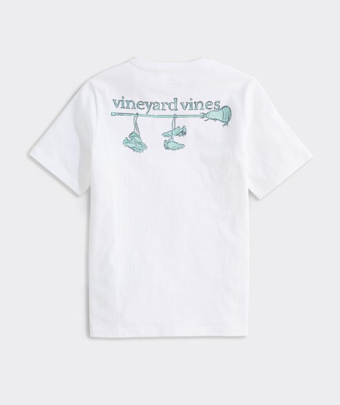Boys' Sketched Lacrosse Stick Short-Sleeve Pocket TeeBoys' Sketched Lacrosse Stick Short-Sleeve Pocket Tee