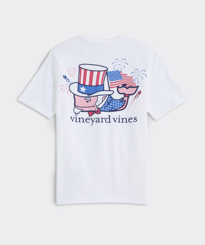 Boys' Uncle Sam Whale Short-Sleeve Pocket TeeBoys' Uncle Sam Whale Short-Sleeve Pocket Tee