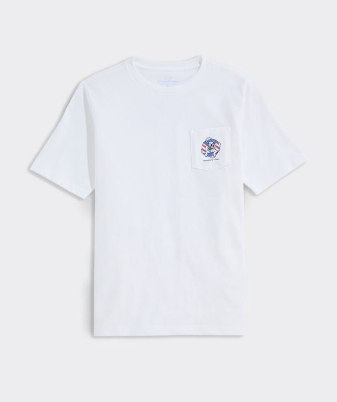 Boys' USA Dog Life Ring Short-Sleeve Pocket TeeBoys' USA Dog Life Ring Short-Sleeve Pocket Tee - Image 3