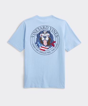 Boys' USA Mountain Dog Short-Sleeve Pocket TeeBoys' USA Mountain Dog Short-Sleeve Pocket Tee