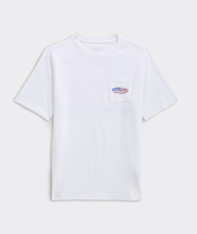 Boys' Surf Chappy Short Flag Short-Sleeve Pocket TeeBoys' Surf Chappy Short Flag Short-Sleeve Pocket Tee - Image 3