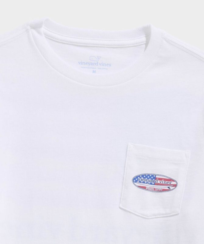 Boys' Surf Chappy Short Flag Short-Sleeve Pocket TeeBoys' Surf Chappy Short Flag Short-Sleeve Pocket Tee - Image 4