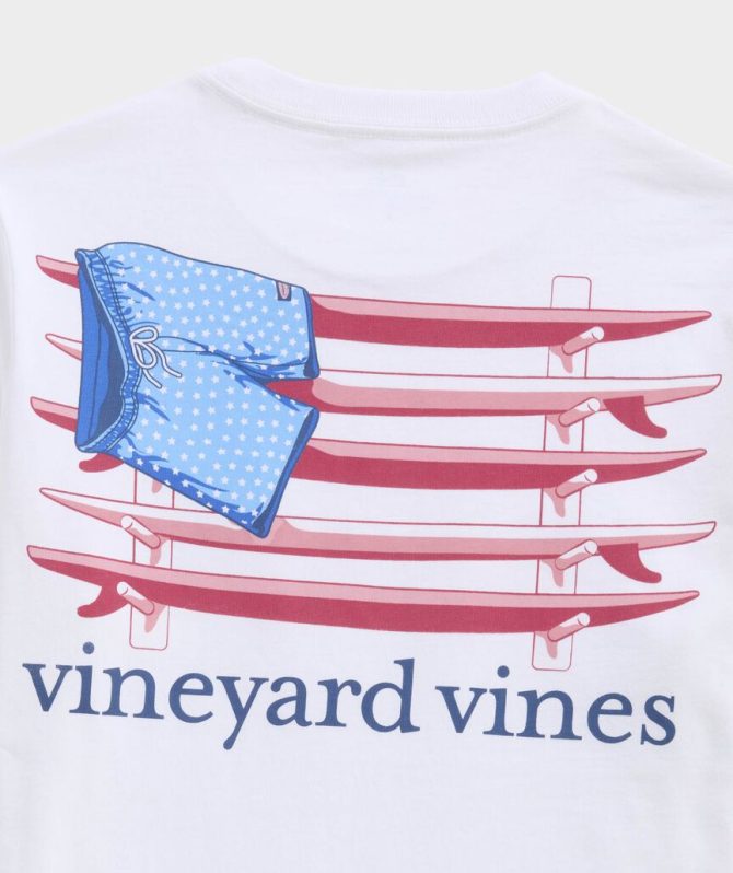 Boys' Surf Chappy Short Flag Short-Sleeve Pocket TeeBoys' Surf Chappy Short Flag Short-Sleeve Pocket Tee - Image 2