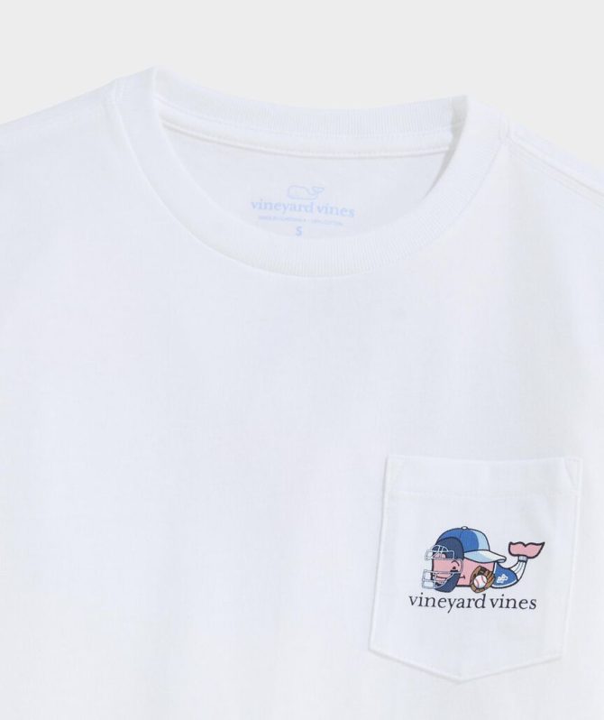Boys' Baseball Catcher Whale Short-Sleeve Pocket TeeBoys' Baseball Catcher Whale Short-Sleeve Pocket Tee - Image 4