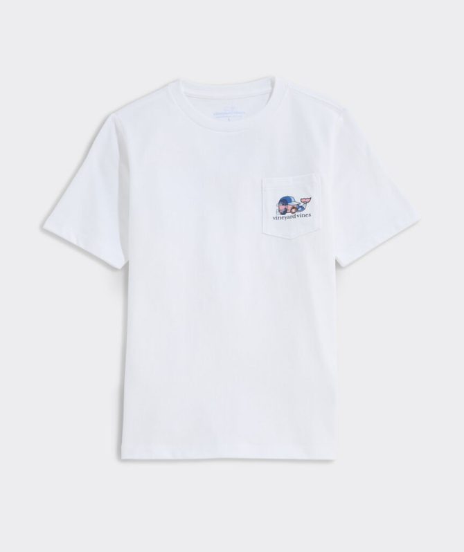 Boys' Baseball Catcher Whale Short-Sleeve Pocket TeeBoys' Baseball Catcher Whale Short-Sleeve Pocket Tee - Image 3