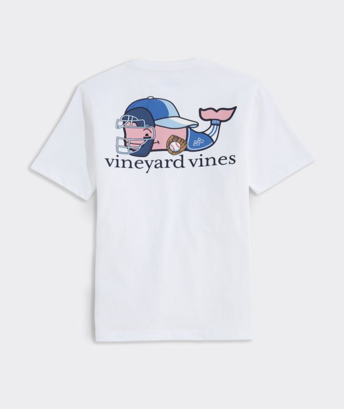 Boys' Baseball Catcher Whale Short-Sleeve Pocket TeeBoys' Baseball Catcher Whale Short-Sleeve Pocket Tee
